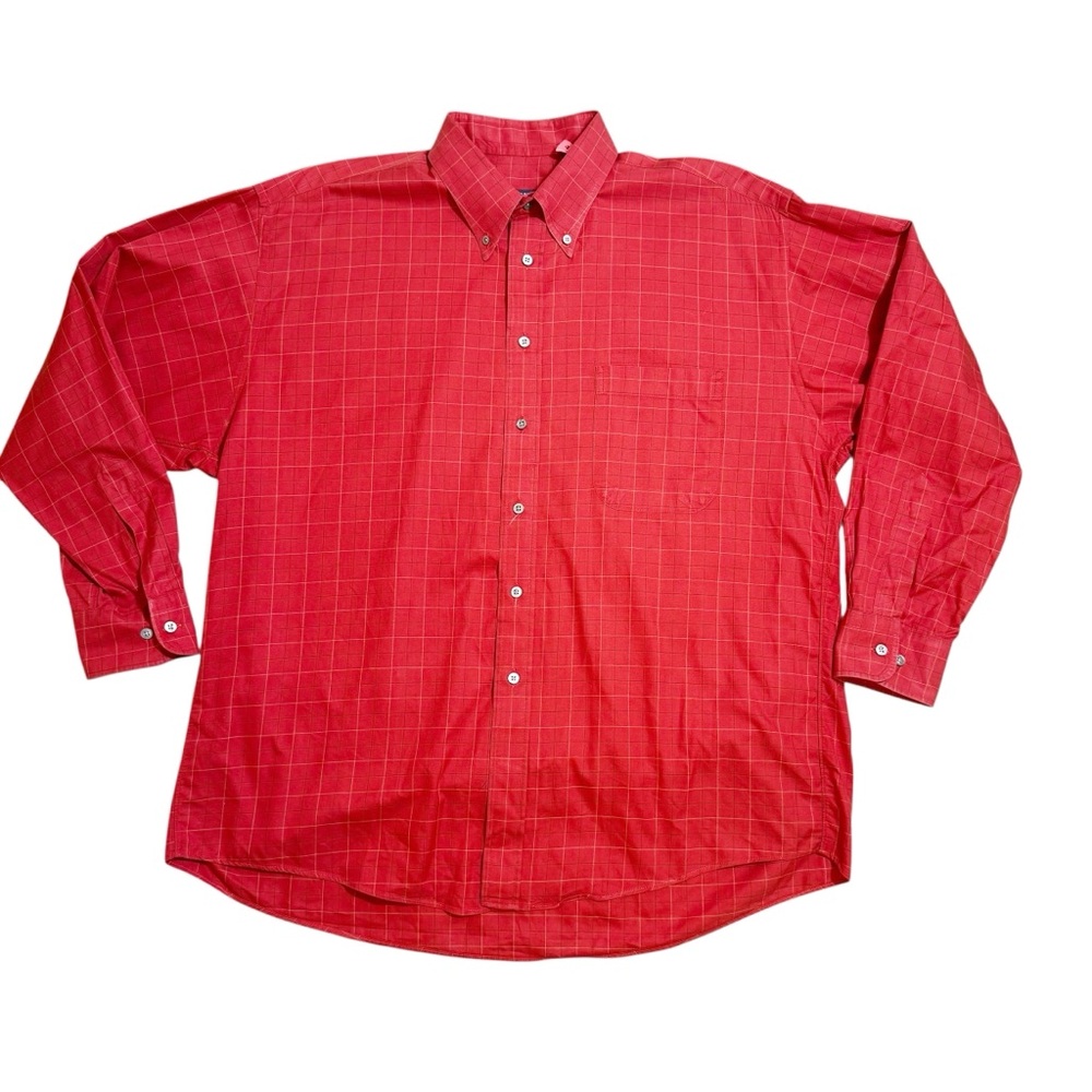 Burberry London Men’s Plaid Dress Shirt size XL